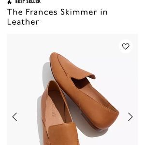 Madewell Frances skimmer loafer